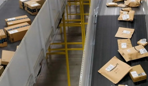 亚马逊在美首个全面去塑化的自动化配送中心，只用纸质包装！